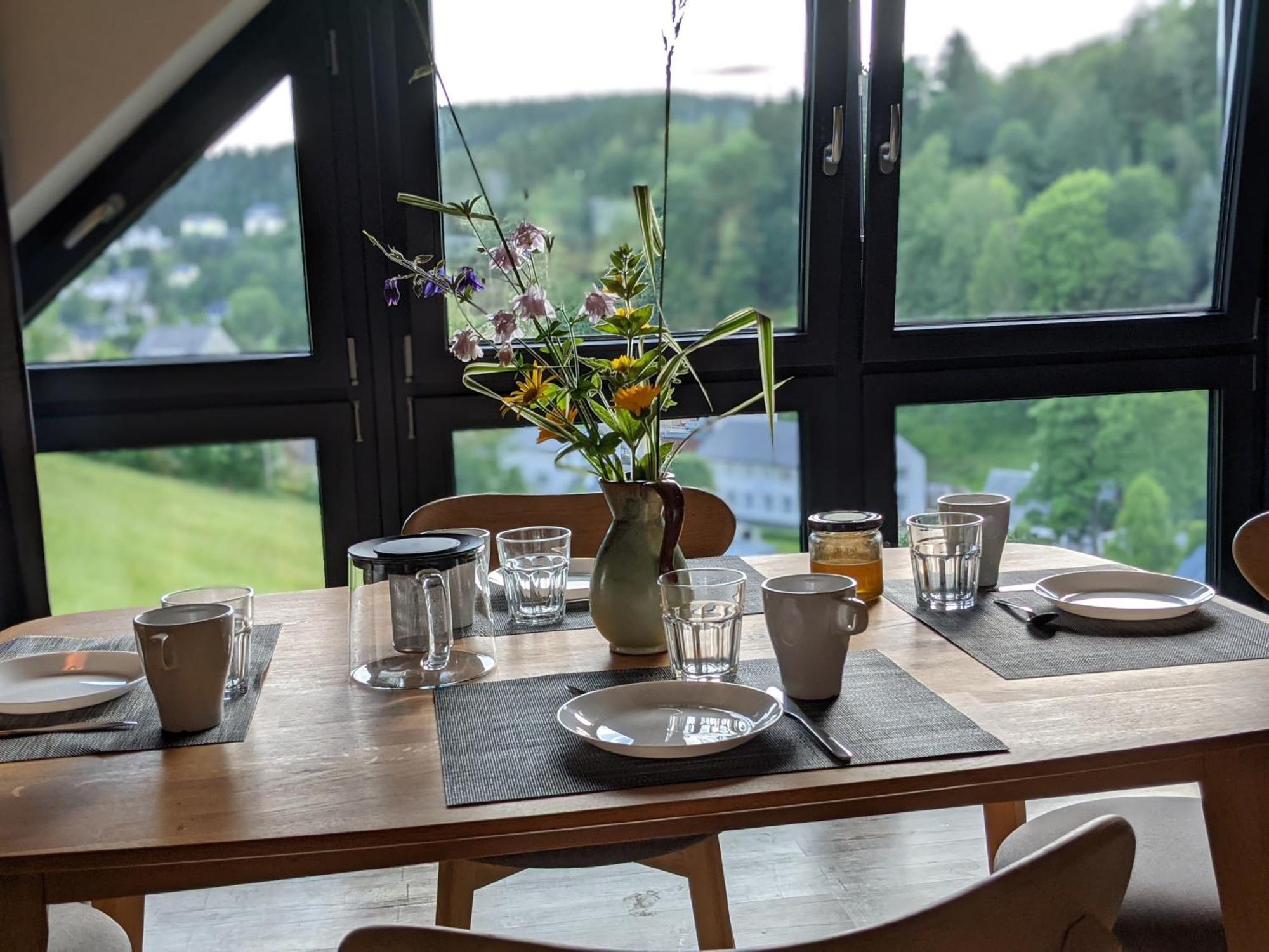 Ferienwohnung Mühl - Familie erleben Marienberg Exterior foto